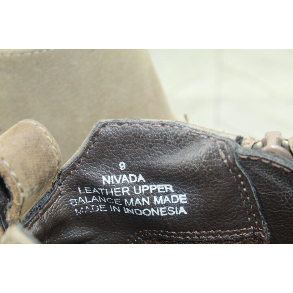 BLONDO Nivada Brown Leather Waterproof Heeled Ankle Boots Size 9 - Picture 9 of 12